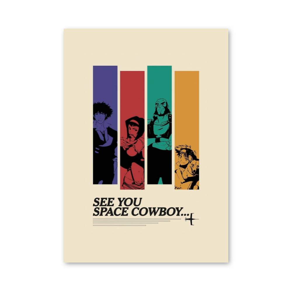 Poster Cowboy Bebop Couleurs