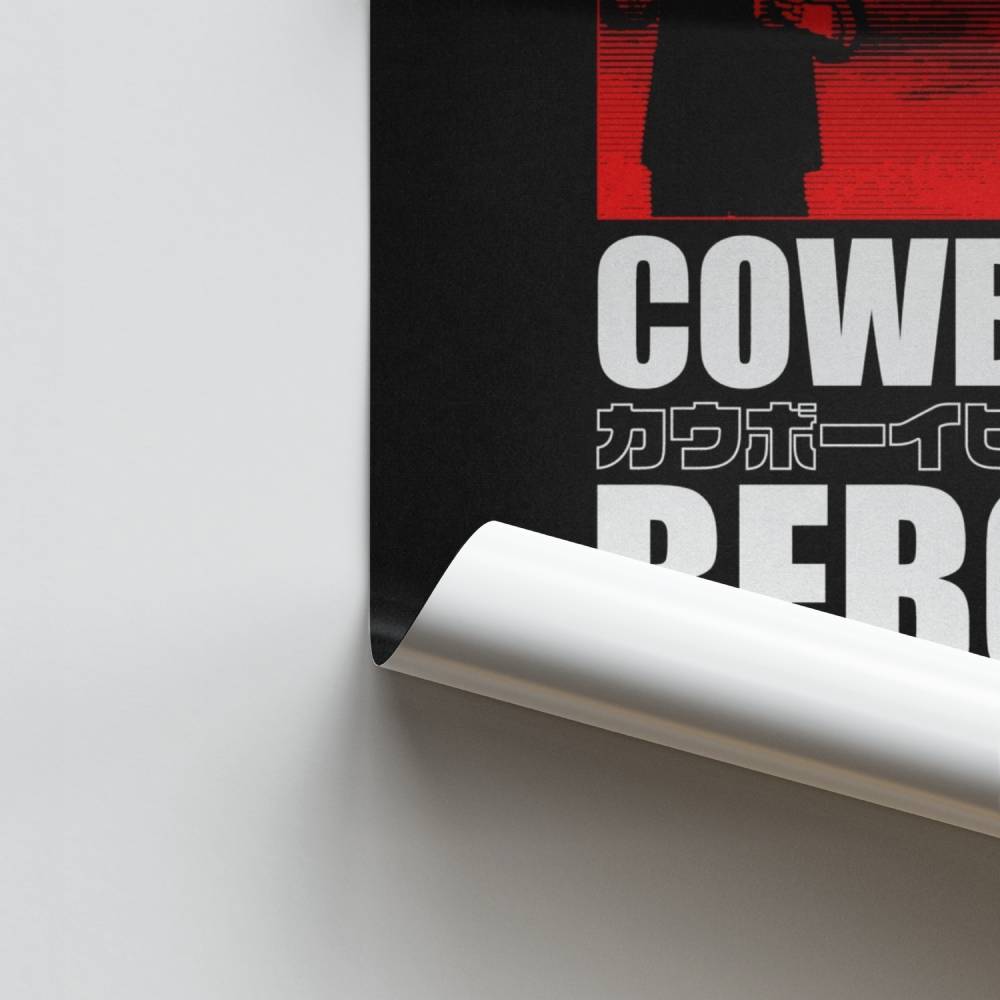 Póster Cowboy Bebop Rojo