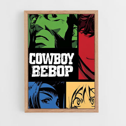 cowboy-bebop-20 cadre Bois clair