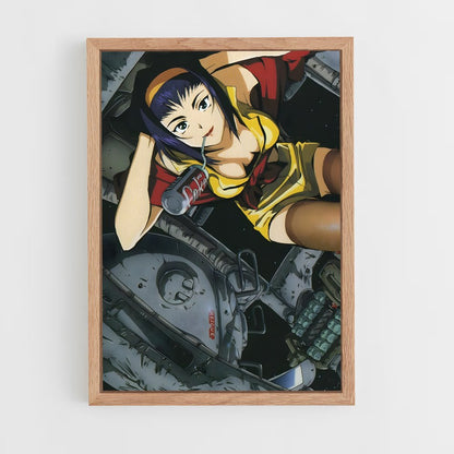 cowboy-bebop-23 cadre Bois clair