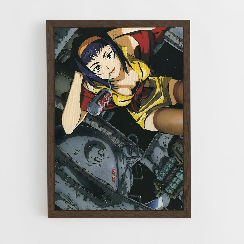 cowboy-bebop-23 cadre Bois foncé