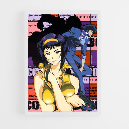 cowboy-bebop-24 cadre Blanc