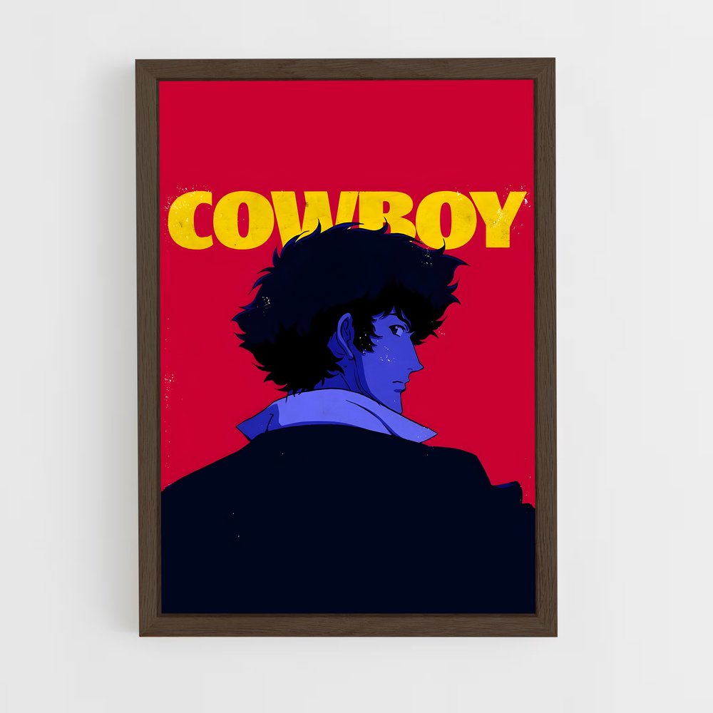 cowboy-bebop-25 cadre Bois foncé