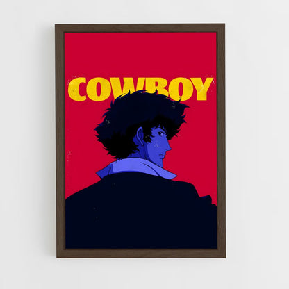 cowboy-bebop-25 cadre Bois foncé