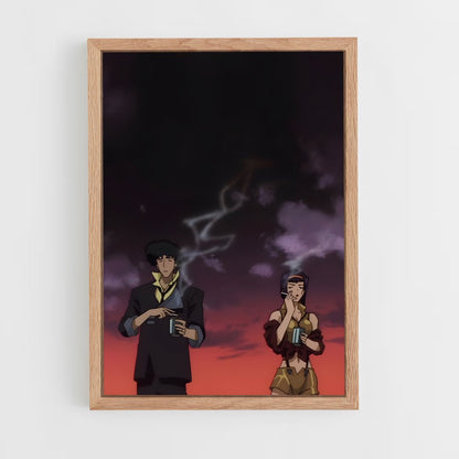 cowboy-bebop-27 cadre Bois clair