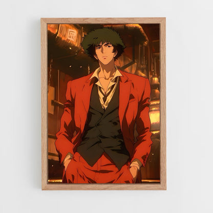cowboy-bebop-8 cadre Bois clair