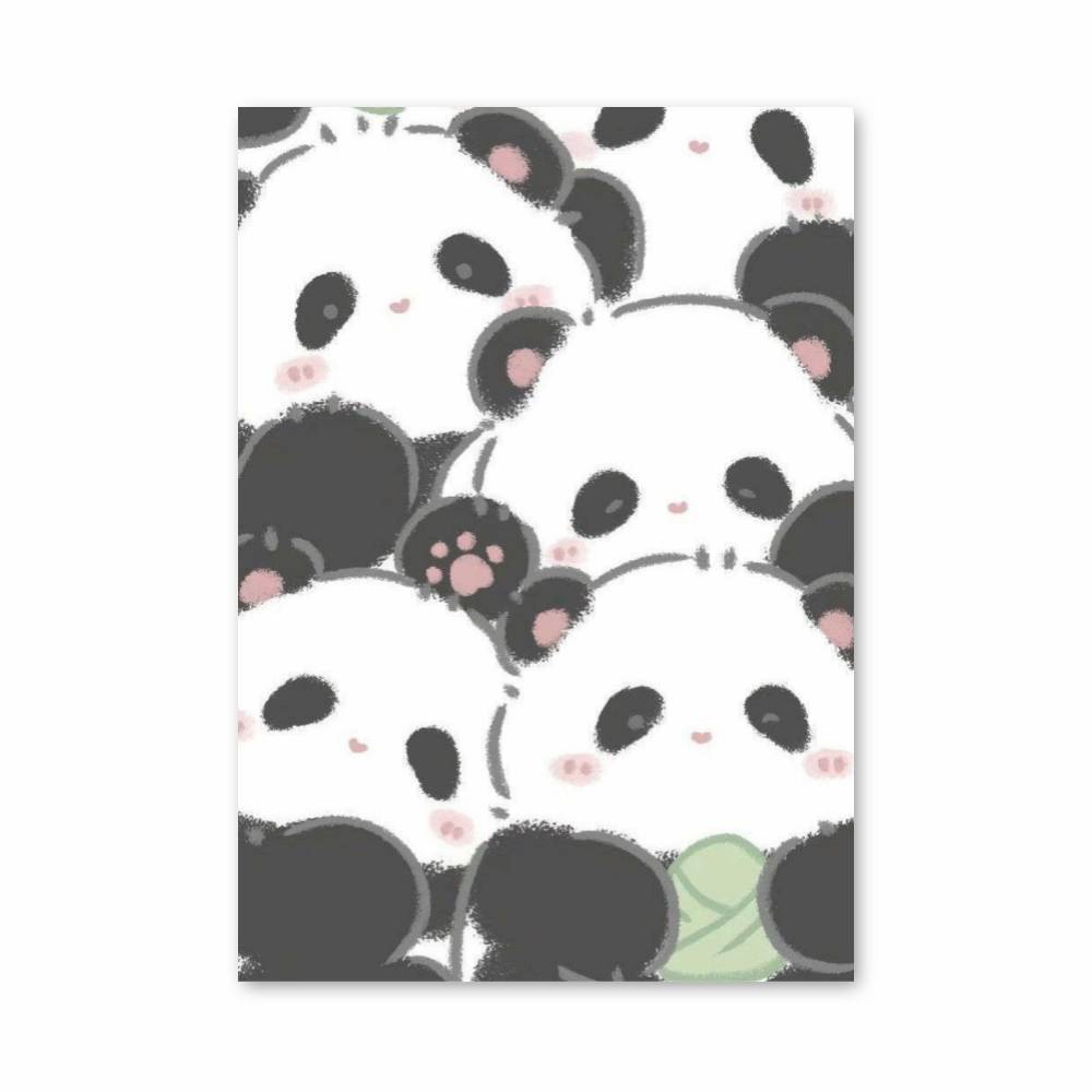 Poster Petits Pandas