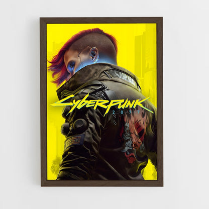 cyberpunk-11 cadre Bois foncé