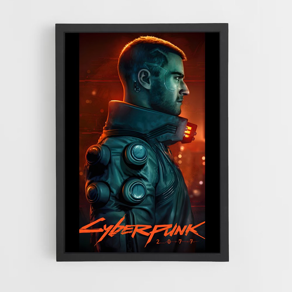 cyberpunk-18 cadre Noir