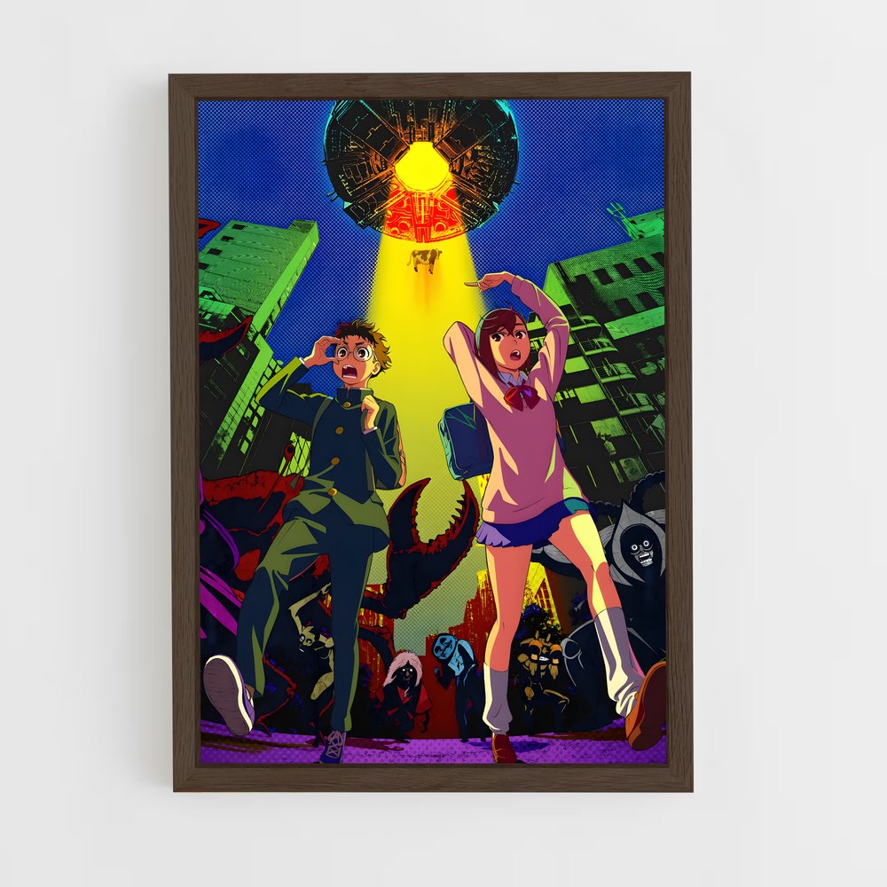 dandadan-15 cadre Bois foncé