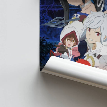 Danmachi japonés Póster