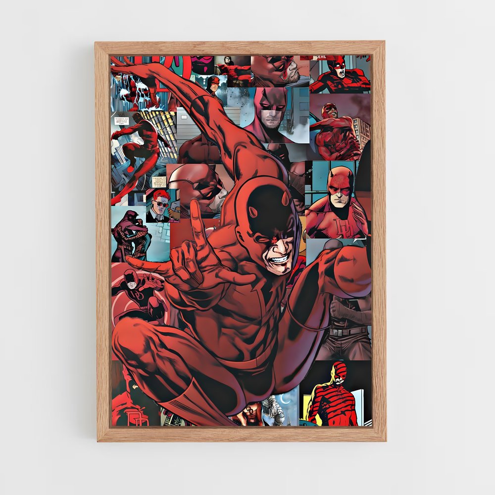 daredevil-10 cadre Bois clair
