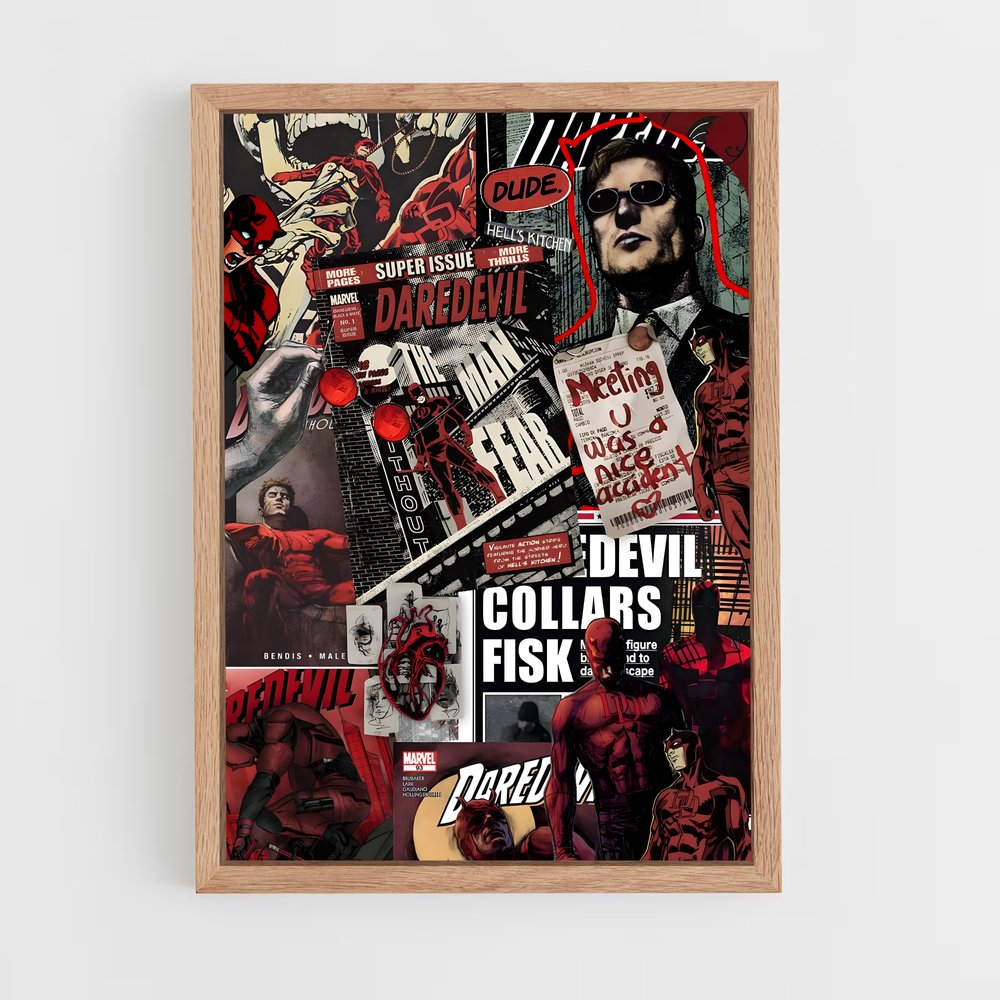 daredevil-13 cadre Bois clair