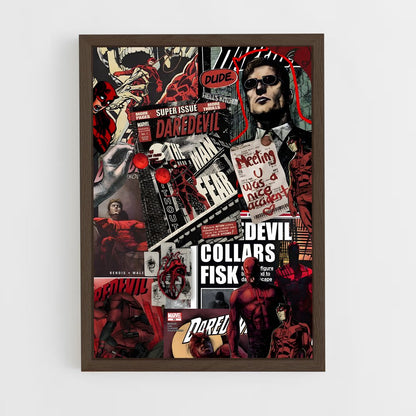 daredevil-13 cadre Bois foncé