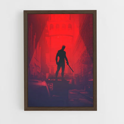 daredevil-3 cadre Bois foncé