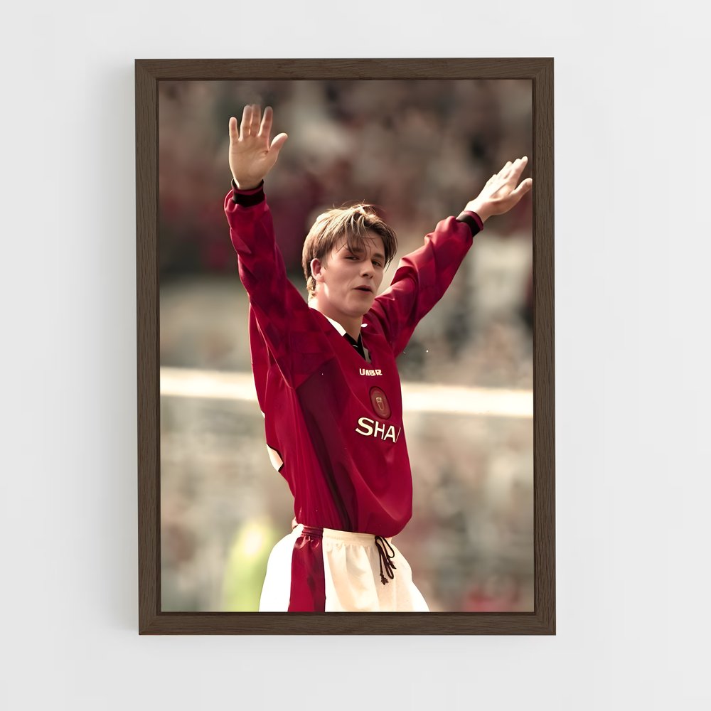 david-beckham-1 cadre Bois foncé