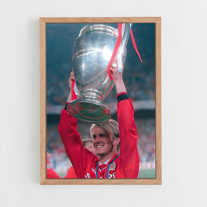 david-beckham-11 cadre Bois clair