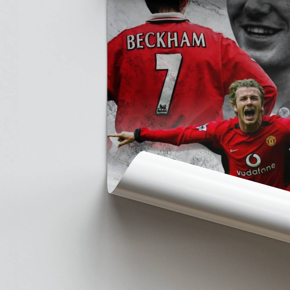 Póster David Beckham Jugador