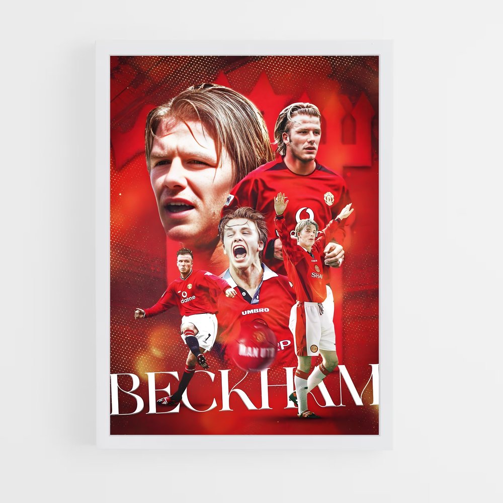 david-beckham-17 cadre Blanc