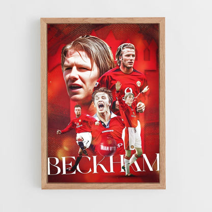 david-beckham-17 cadre Bois clair