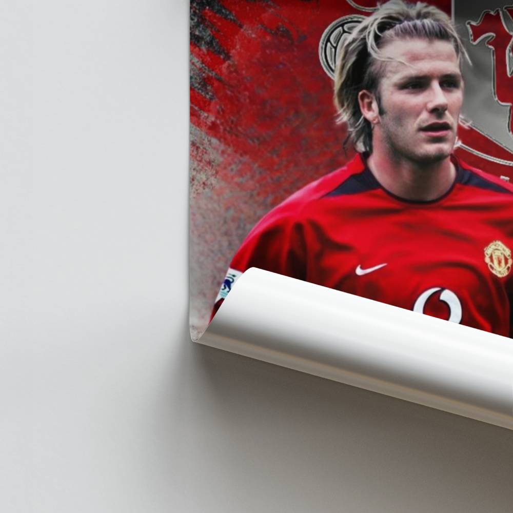 Cartel Beckham Manchester United