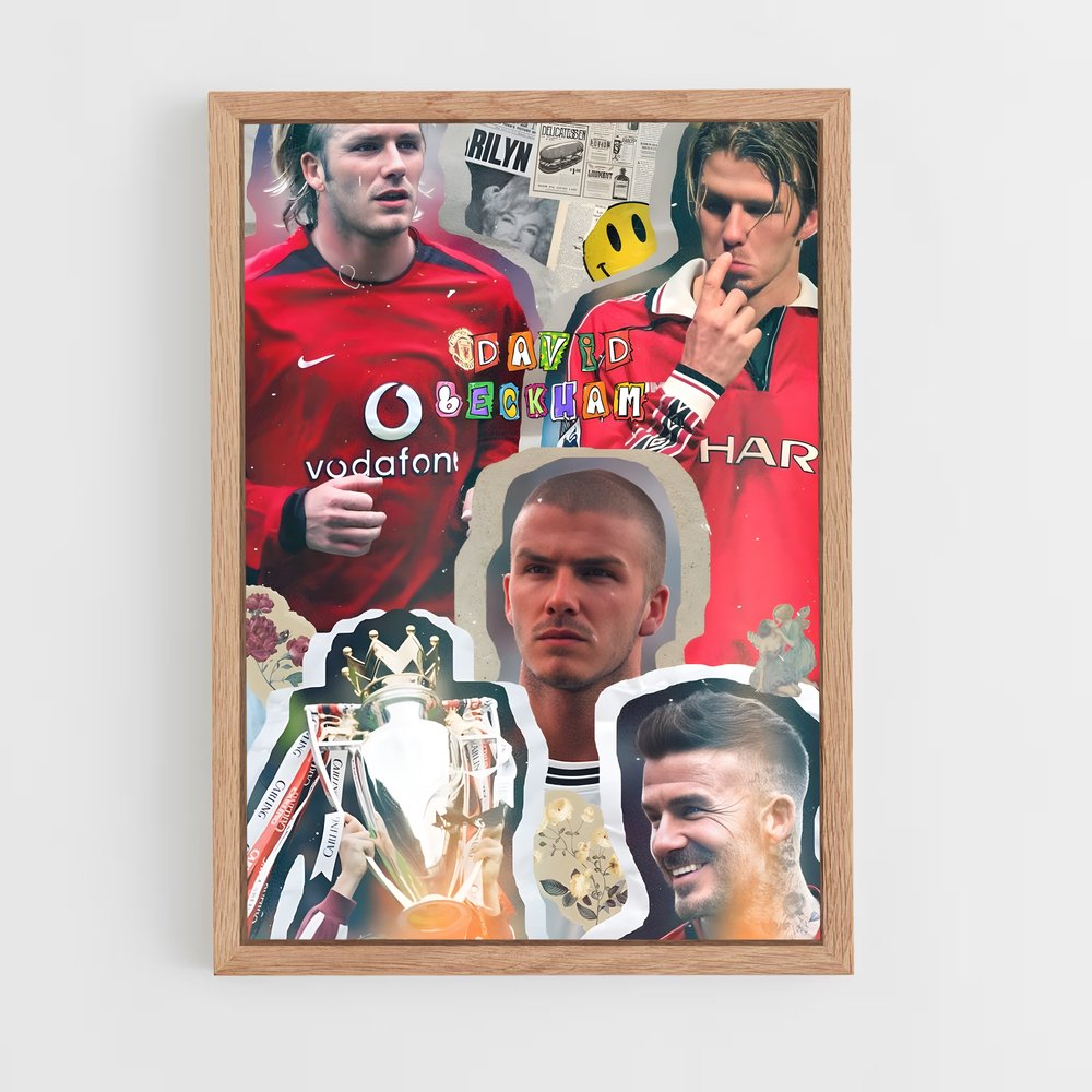 david-beckham-7 cadre Bois clair