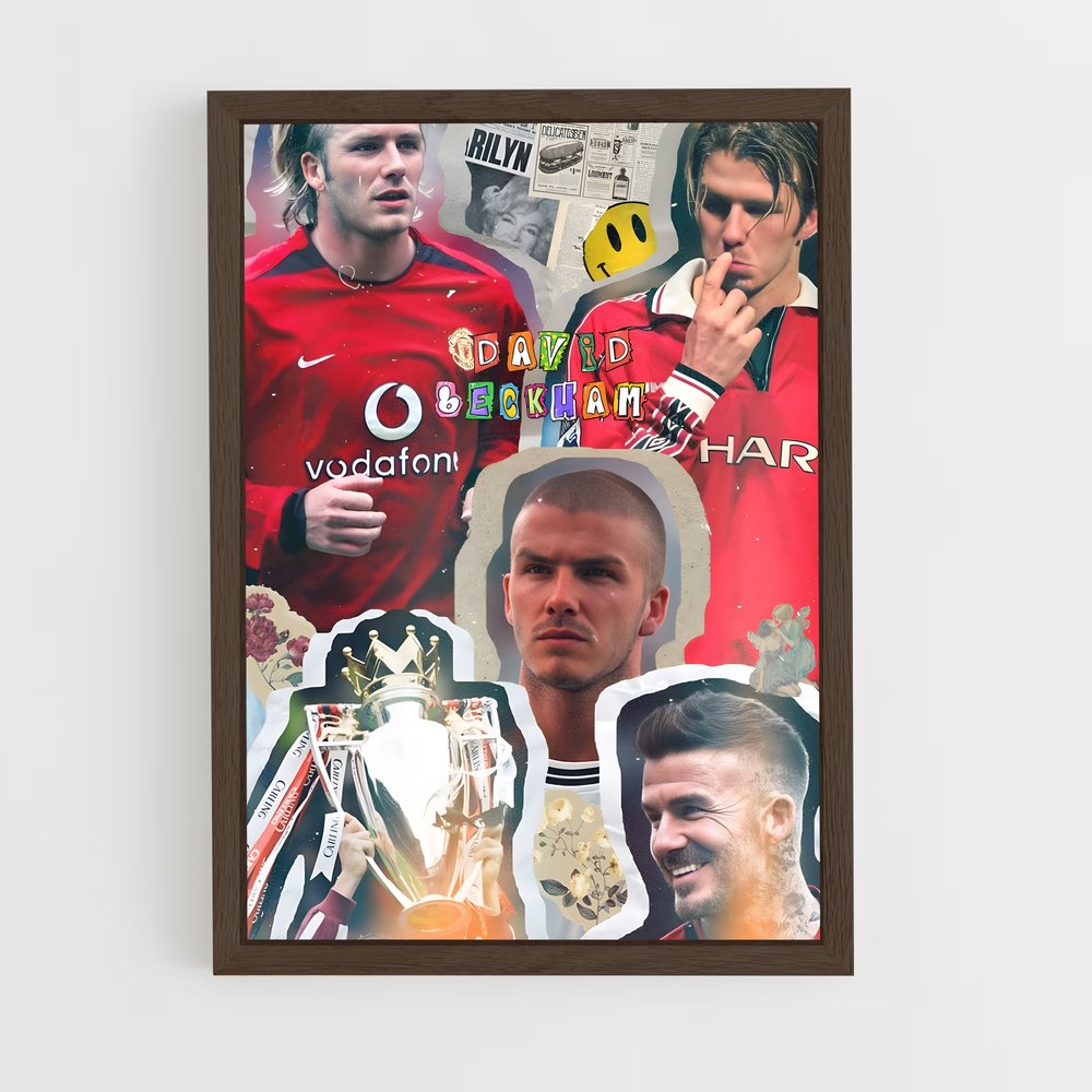 david-beckham-7 cadre Bois foncé
