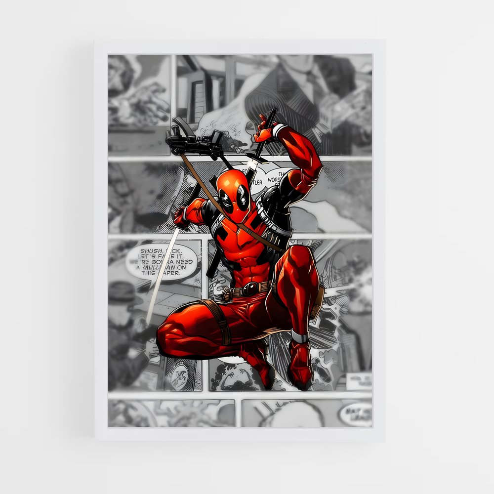 deadpool-1 cadre Blanc