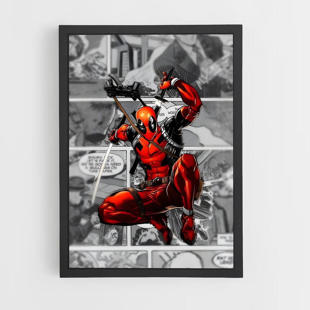 deadpool-1 cadre Noir