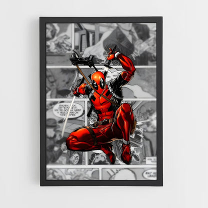 deadpool-1 cadre Noir
