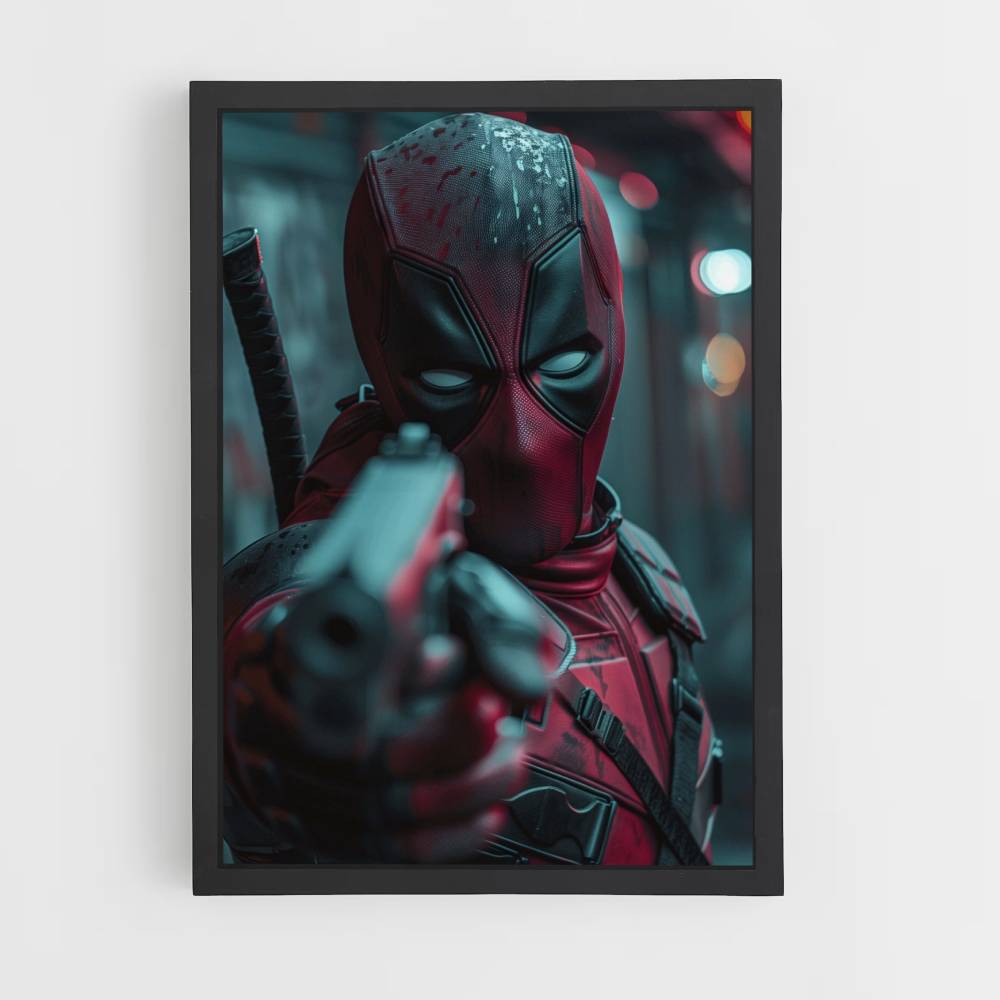 Póster Pistola Deadpool