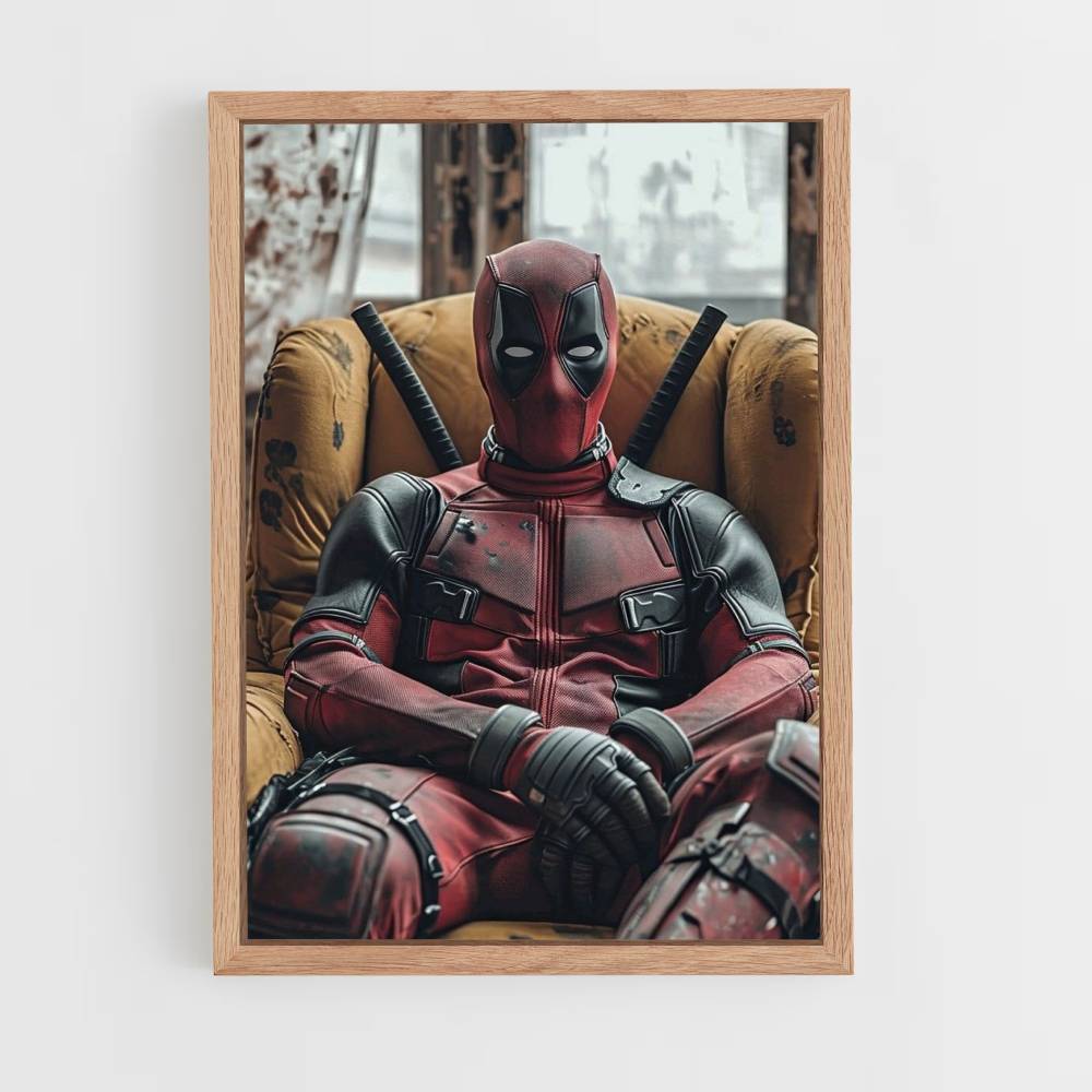 Póster Sillón Deadpool