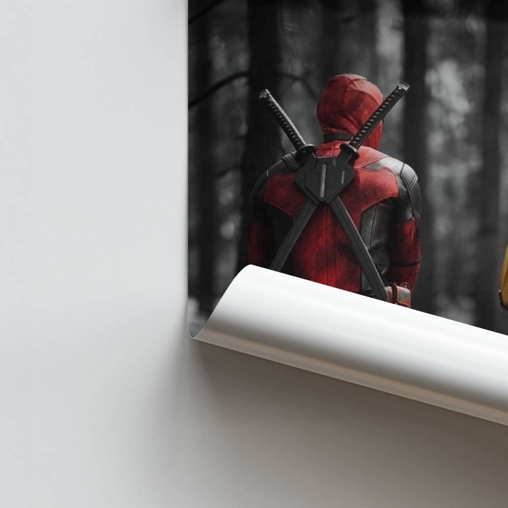 Póster Deadpool vs. Wolverine