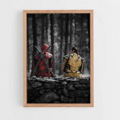 Póster Deadpool vs. Wolverine