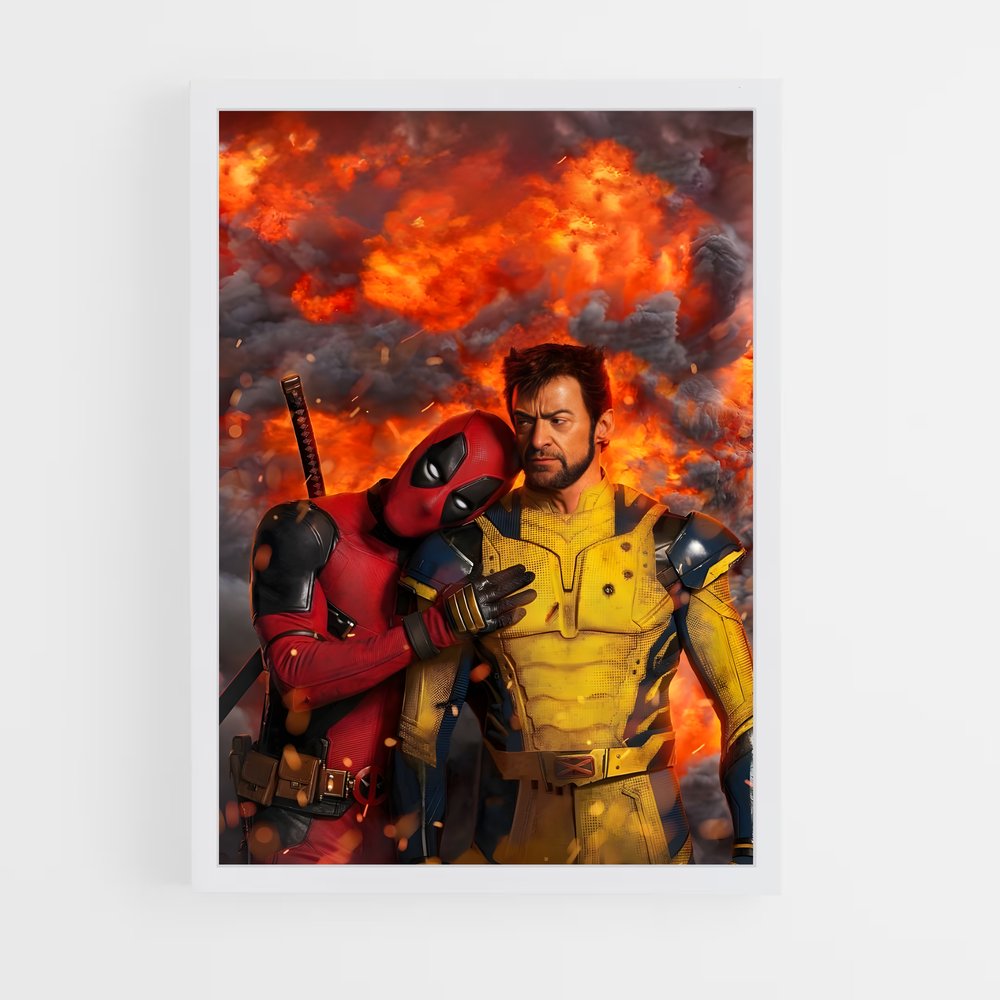 deadpool-13 cadre Blanc