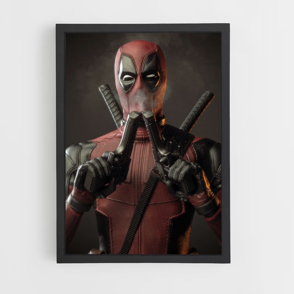 Póster Deadpool Doble Pistola