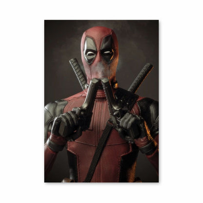 Póster Deadpool Doble Pistola