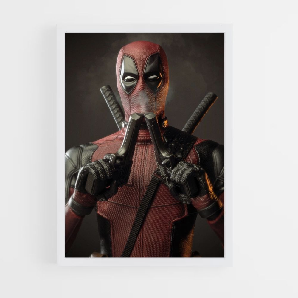 Póster Deadpool Doble Pistola