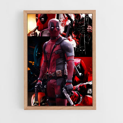 deadpool-6 cadre Bois clair