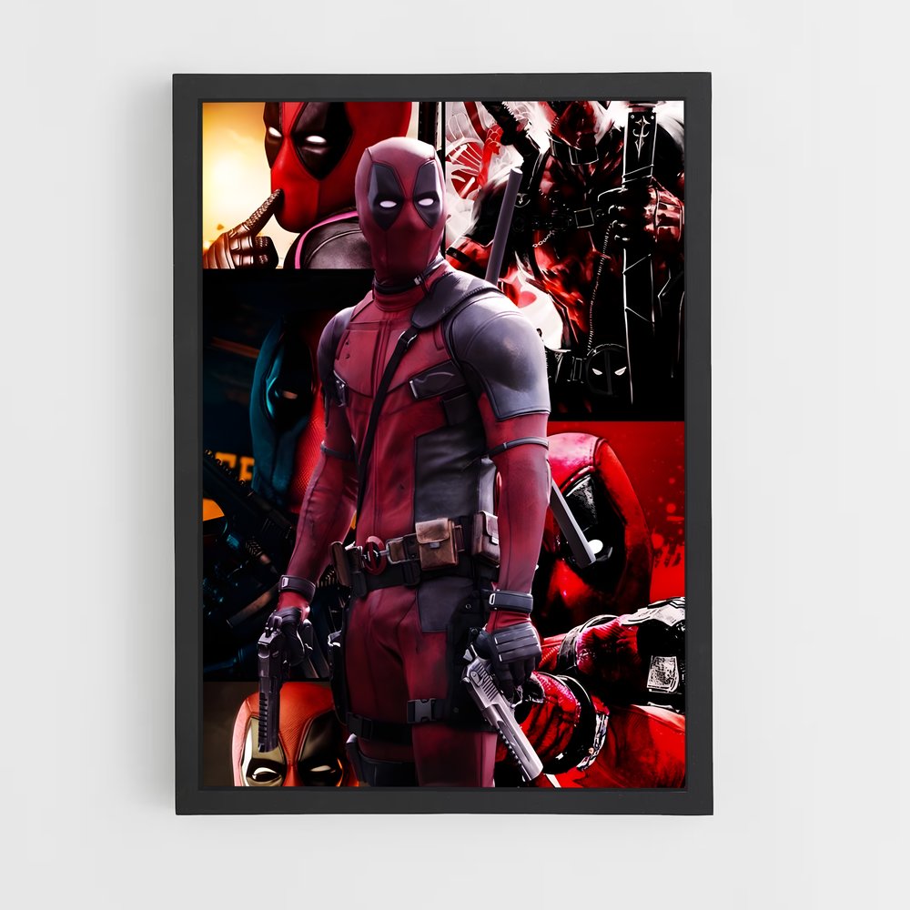 deadpool-6 cadre Noir