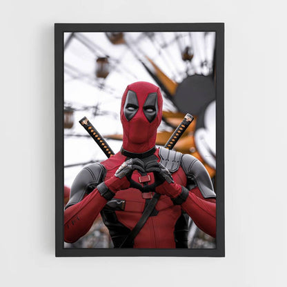 Póster Deadpool Corazón