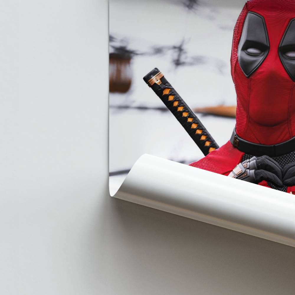 Póster Deadpool Corazón