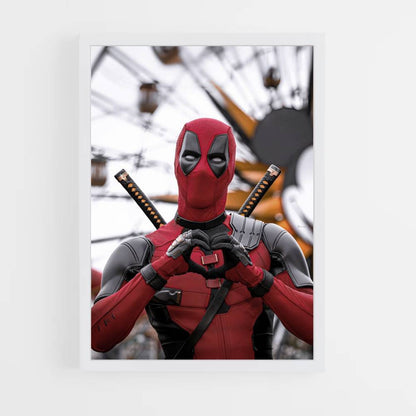 Póster Deadpool Corazón