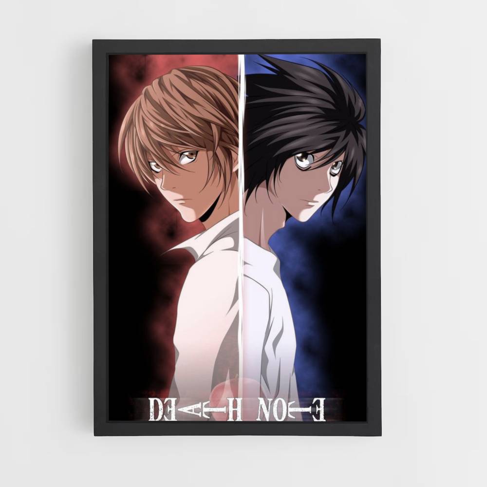 Póster Death Note Rivalidad