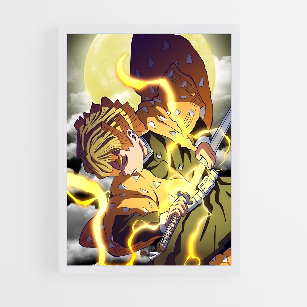 demon-slayer-2 cadre Blanc