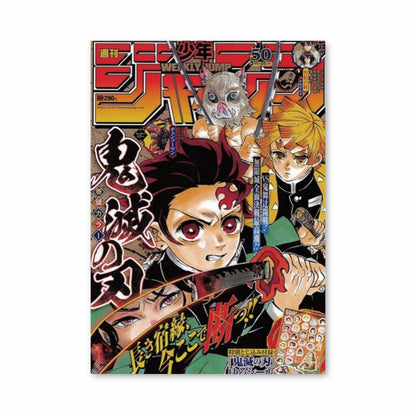 Póster Demon Slayer Shonen Jump