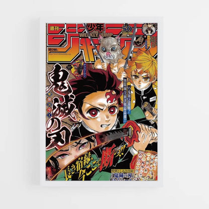 Póster Demon Slayer Shonen Jump