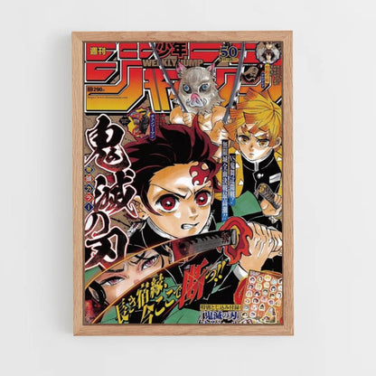 Póster Demon Slayer Shonen Jump