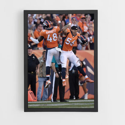 Salto de los Denver Broncos Póster