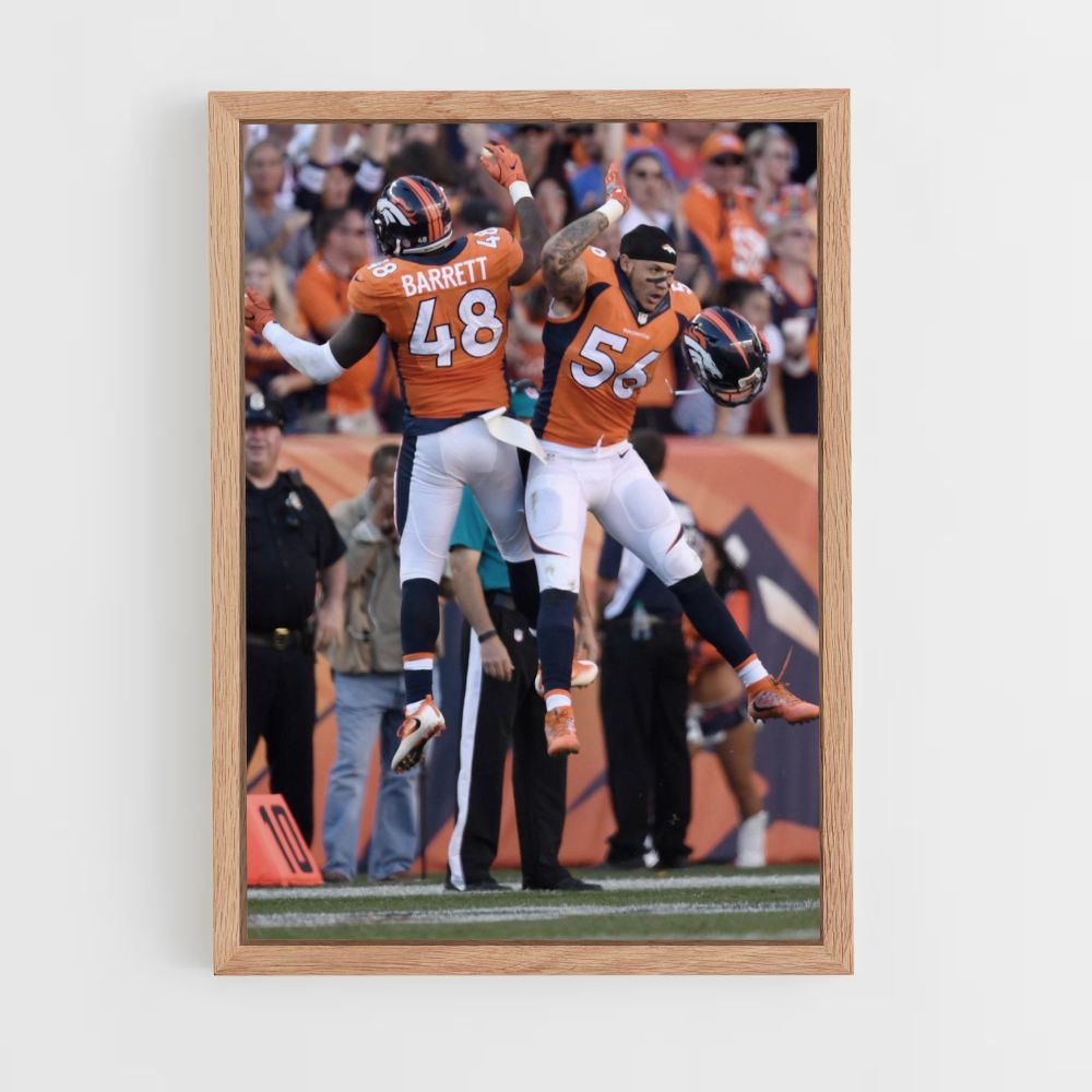 Salto de los Denver Broncos Póster